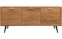 Goossens dressoir bjarte blank eiken - 8215673-01