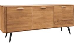 Goossens dressoir bjarte blank eiken - 8215673-01