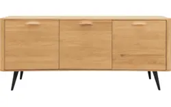 Goossens dressoir bjarte blank eiken - 8215675-01