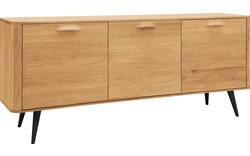Goossens dressoir bjarte blank eiken - 8215675-01