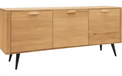 Goossens dressoir bjarte blank eiken - 8215675-01