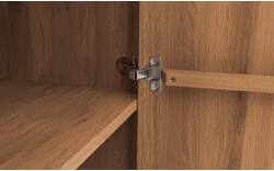 Goossens opbergkast bjarte blank eiken - 8215708-01
