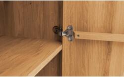 Goossens opbergkast bjarte blank eiken - 8215710-01