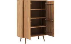 Goossens opbergkast bjarte blank eiken - 8215712-01