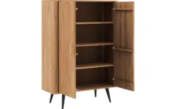 Goossens opbergkast bjarte blank eiken - 8215713-01