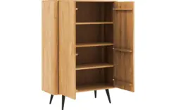 Goossens opbergkast bjarte blank eiken - 8215714-01