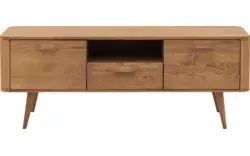 Goossens tv meubel bjarte blank eiken - 8215719-01