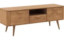 Goossens tv meubel bjarte blank eiken - 8215719-01