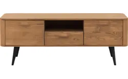 Goossens tv meubel bjarte blank eiken - 8215720-01