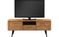 Goossens tv meubel bjarte blank eiken - 8215720-01
