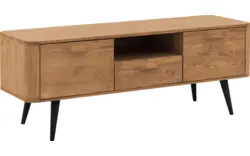 Goossens tv meubel bjarte blank eiken - 8215720-01