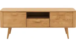 Goossens tv meubel bjarte blank eiken - 8215721-01