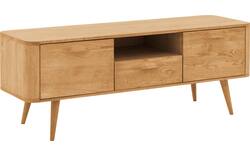 Goossens tv meubel bjarte blank eiken - 8215721-01