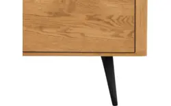 Goossens tv meubel bjarte blank eiken - 8215722-01