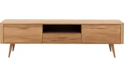 Goossens tv dressoir bjarte blank eiken - 8215723-01