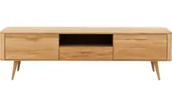 Goossens tv dressoir bjarte blank eiken - 8215725-01