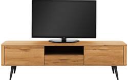 Goossens tv dressoir bjarte blank eiken - 8215726-01