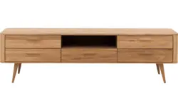 Goossens tv meubel bjarte blank eiken - 8215727-01