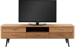 Goossens tv meubel bjarte blank eiken - 8215728-01