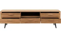 Goossens tv meubel bjarte blank eiken - 8215728-01