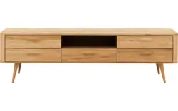 Goossens tv meubel bjarte blank eiken - 8215729-01