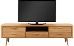 Goossens tv meubel bjarte blank eiken - 8215729-01