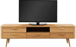 Goossens tv meubel bjarte blank eiken - 8215729-01