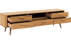 Goossens tv meubel bjarte blank eiken - 8215729-01