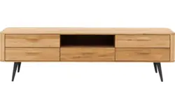 Goossens tv meubel bjarte blank eiken - 8215730-01