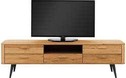 Goossens tv meubel bjarte blank eiken - 8215730-02