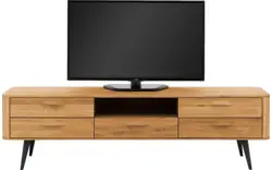 Goossens tv meubel bjarte blank eiken - 8215730-01