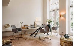 Goossens excellent eettafel uniek zwart eiken - 8215768-01