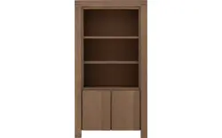 Goossens boekenkast clear blank eiken - 8215784-01