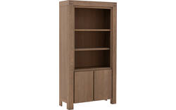 Goossens boekenkast clear blank eiken - 8215784-02