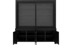 Goossens buffetkast clear zwart eiken - 8215787-01