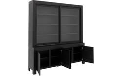 Goossens buffetkast clear zwart eiken - 8215787-01