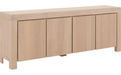 Goossens dressoir clear wit eiken - 8215806-02