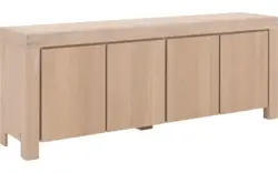 Goossens dressoir clear wit eiken - 8215806-01