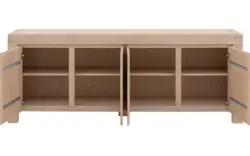 Goossens dressoir clear wit eiken - 8215806-01