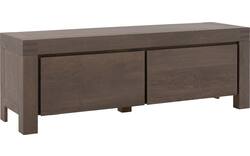 Goossens tv meubel clear donker bruin eiken - 8215850-01