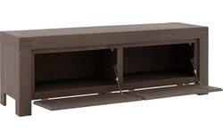 Goossens tv meubel clear donker bruin eiken - 8215850-01