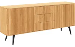 Goossens dressoir seppe blank eiken - 8215868-01
