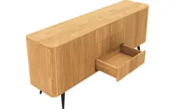 Goossens dressoir seppe blank eiken - 8215868-01