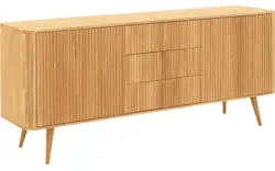 Goossens dressoir seppe blank eiken - 8215869-01