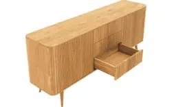 Goossens dressoir seppe blank eiken - 8215869-01