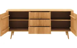 Goossens dressoir seppe blank eiken - 8215869-01