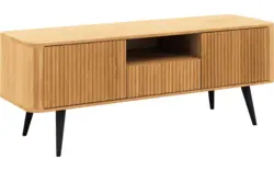 Goossens tv meubel seppe blank eiken - 8215874-01