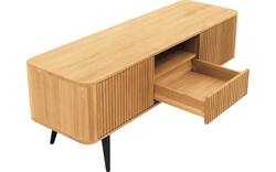 Goossens tv meubel seppe blank eiken - 8215874-01