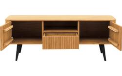 Goossens tv meubel seppe blank eiken - 8215874-01