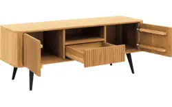 Goossens tv meubel seppe blank eiken - 8215874-01